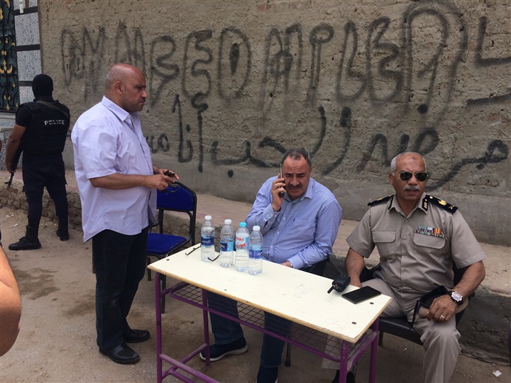 مدير البحث الجنائي بكفر الشيخ يتفقد لجان الثانوية العامة ببيلا