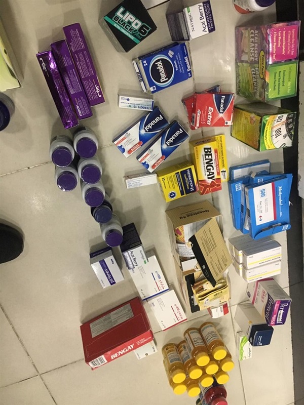 التفتيش الصيدلى بالشرقية يضبط مخزن غير مرخص بالزقازيق وبداخله أدوية مخالفة للقانون 