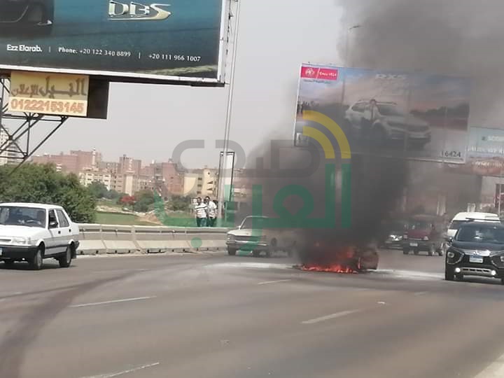 النيابة تتحفظ على سيارات حادث تصادم محور 26 يوليو