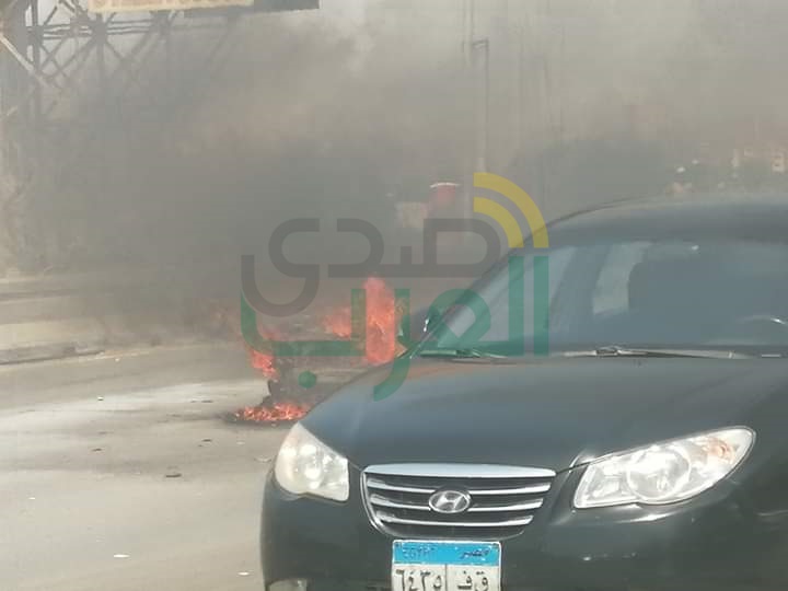 النيابة تتحفظ على سيارات حادث تصادم محور 26 يوليو