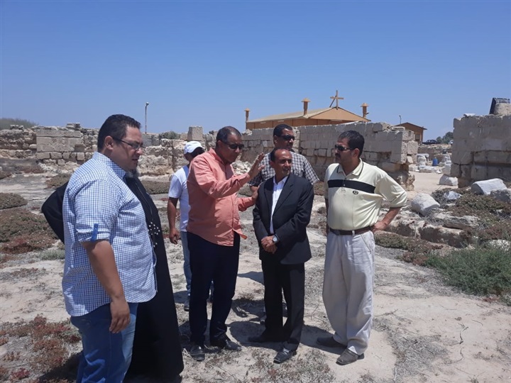 رئيس قطاع الآثار الإسلامية والقبطية يقوم بزيارة تفقدية لمنطقة "ابو مينا" 