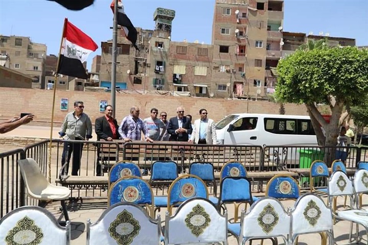 محافظ الجيزة يتفقد شاشات عرض بطوله كأس الأمم الإفريقية بمراكز الشباب