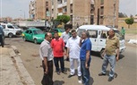 بالصور.. شن حملة مكبرة للقضاء على العشوائيات بالسادات