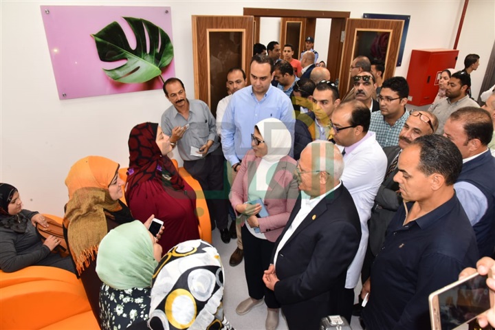 تفاصيل جولة وزيرة الصحة التفقدية للتشغيل التجريبي للتأمين الصحي الشامل