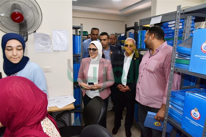 تفاصيل جولة وزيرة الصحة التفقدية للتشغيل التجريبي للتأمين الصحي الشامل