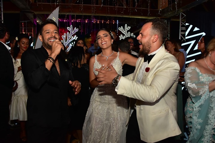 بالصور.. حماقي يشعل زفاف نجل ماجد المصري بالصور.. حماقي يشعل زفاف نجل ماجد المصري