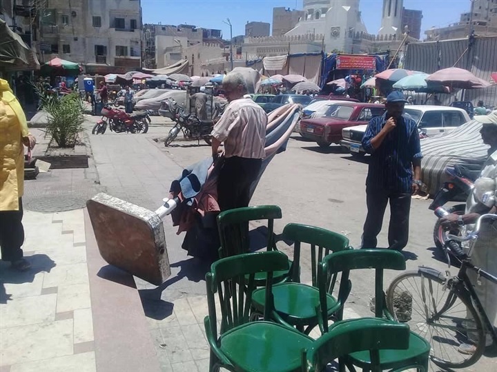 "سوهاج": استمرار حملات رفع الإشغالات لضبط الشارع