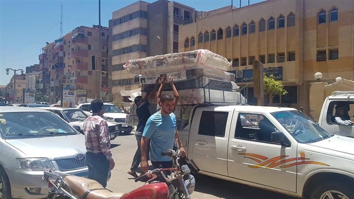 "سوهاج": استمرار حملات رفع الإشغالات لضبط الشارع