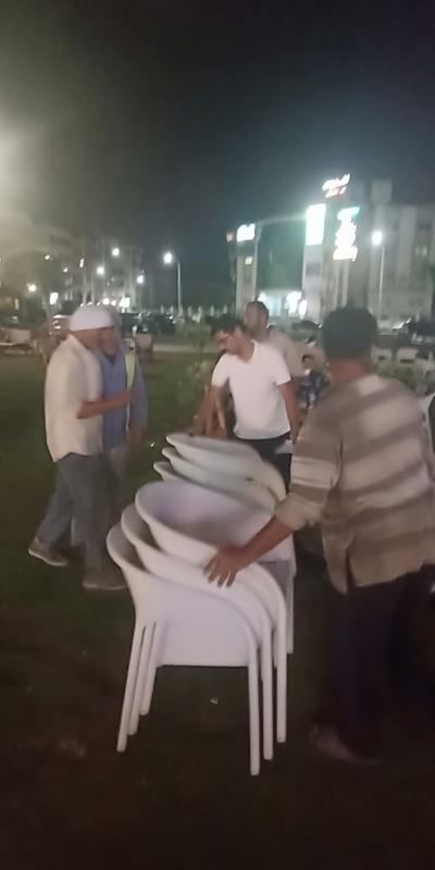 شن حملة للقضاء على المخالفات والإشغالات بدمياط الجديدة