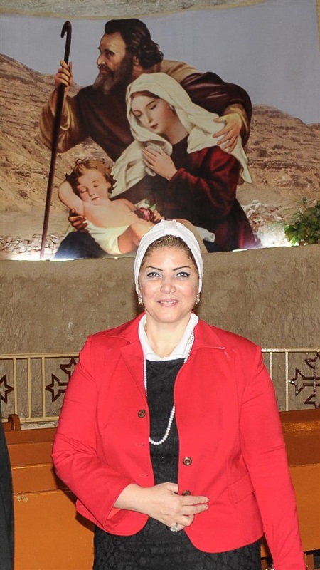 بالصور.."مرأة الوفد": لدينا إصرار قوي لدعم مبادرة "مصر المحبة" لتطوير مسار العائلة المقدسة