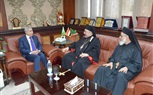 محافظ المنيا يستقبل بطريرك الأقباط الكاثوليك