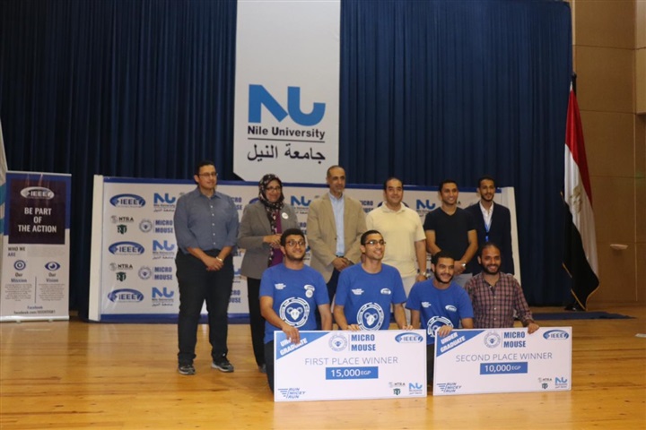 بالصور.. جامعة النيل الأهلية تستضيف مسابقة "الفأر الميكرو للروبوتات الذكية"