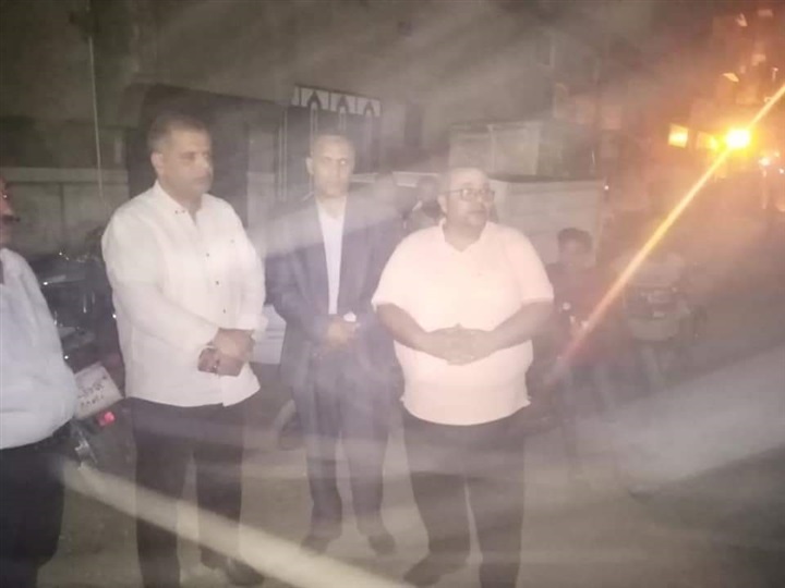 حملة نظافة واشغالات بمنطقة عزبة بلبل بمدينة بنى سويف 