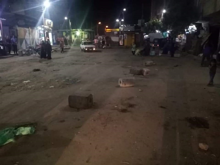 حملة نظافة واشغالات بمنطقة عزبة بلبل بمدينة بنى سويف 