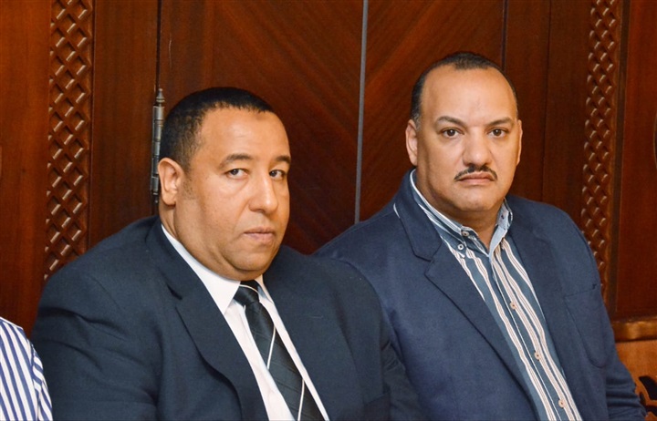 بالصور.. محمد هشام بركات ووزراء العدل ورجال القضاء والداخلية في عزاء المستشار أحمد إكرام فهمي