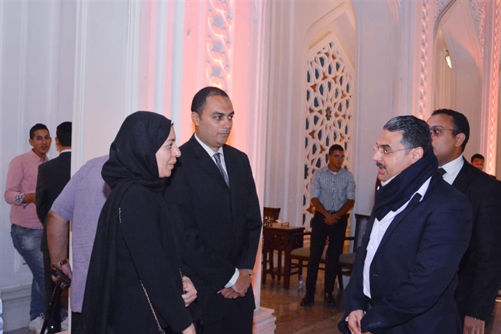 بالصور.. محمد هشام بركات ووزراء العدل ورجال القضاء والداخلية في عزاء المستشار أحمد إكرام فهمي