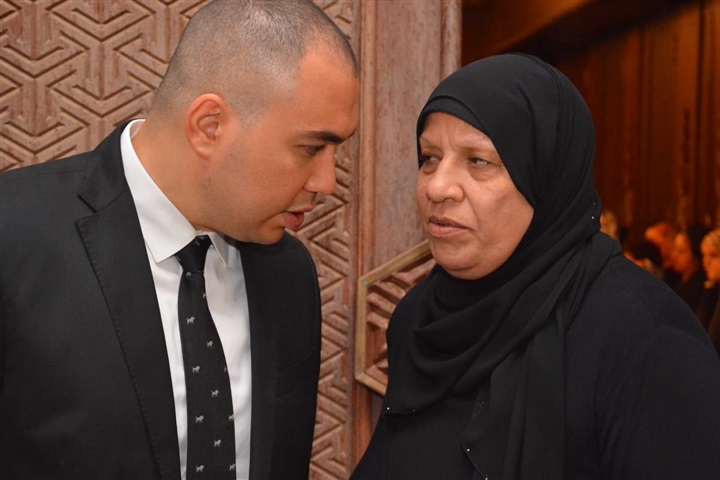 بالصور.. محمد هشام بركات ووزراء العدل ورجال القضاء والداخلية في عزاء المستشار أحمد إكرام فهمي