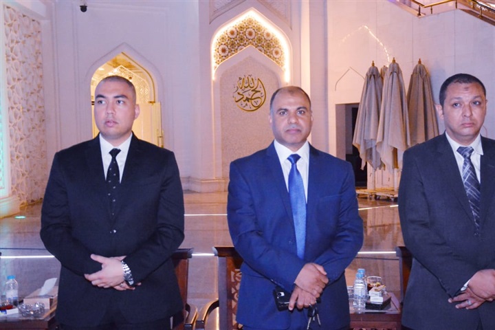 بالصور.. محمد هشام بركات ووزراء العدل ورجال القضاء والداخلية في عزاء المستشار أحمد إكرام فهمي