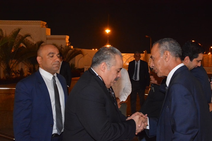 بالصور.. محمد هشام بركات ووزراء العدل ورجال القضاء والداخلية في عزاء المستشار أحمد إكرام فهمي