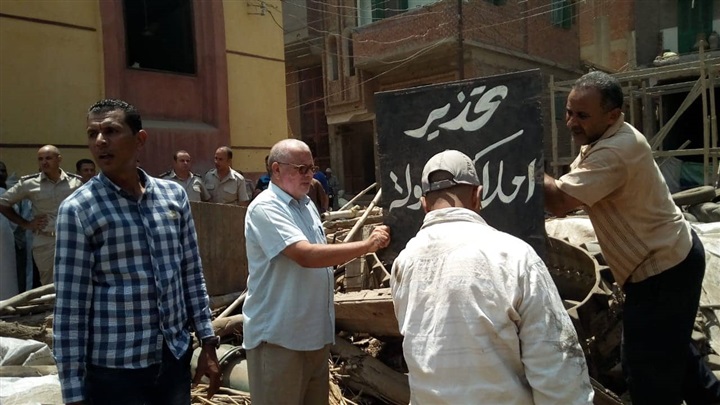 إزالة 33 حالة تعدٍ بمساحة 3591م2 مبانى بدسوق في كفر الشيخ