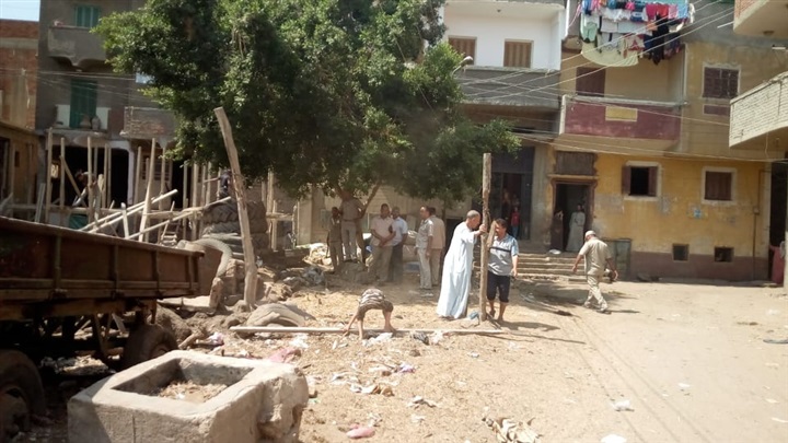 إزالة 33 حالة تعدٍ بمساحة 3591م2 مبانى بدسوق في كفر الشيخ