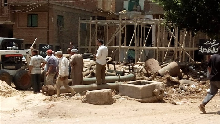 إزالة 33 حالة تعدٍ بمساحة 3591م2 مبانى بدسوق في كفر الشيخ