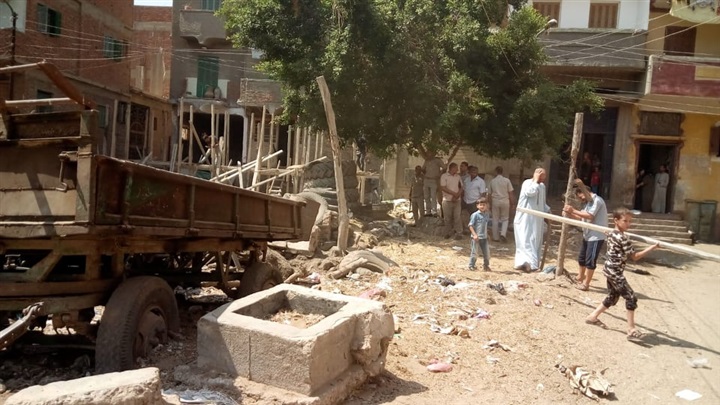 إزالة 33 حالة تعدٍ بمساحة 3591م2 مبانى بدسوق في كفر الشيخ