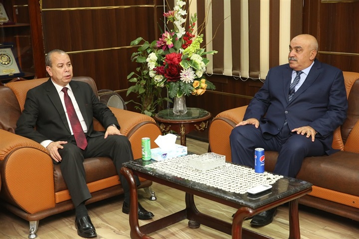 بالصور.. محافظ كفر الشيخ يهنئ مدير الأمن الجديد 