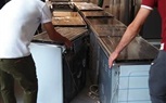استمرار حملات الاشغالات والمخالفات المقامه بنهر الطريق العام بحى العرب ببورسعيد 