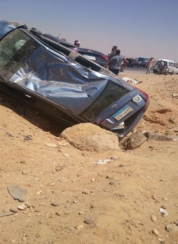 بالصور.. الأمن يكشف تفاصيل مصرع ضابط وأمين شرطة في طريق القاهرة _السويس
