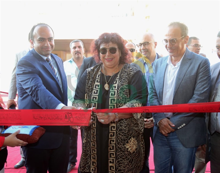 وزيرة الثقافة تطلق فعاليات معرض الإسكندرية الصيفي الأول للكتاب