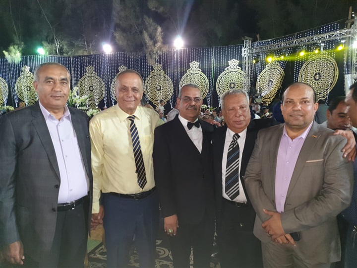 بالصور.. حفل زفاف نجل أمين مساعد مستقبل وطن بكفر الشيخ يتحول لمظاهرة في حب الوطن