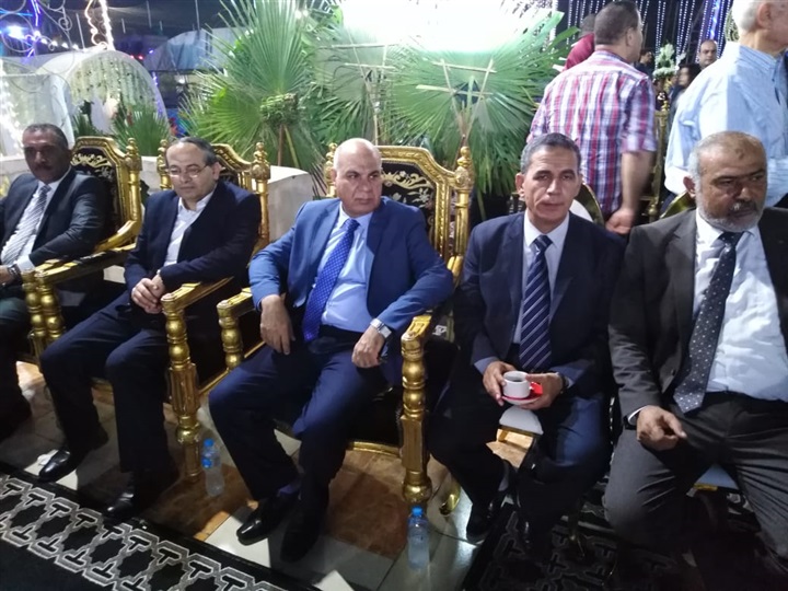 بالصور.. حفل زفاف نجل أمين مساعد مستقبل وطن بكفر الشيخ يتحول لمظاهرة في حب الوطن