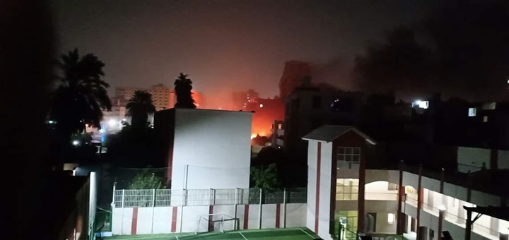  انفجار في معهد الأورام بالمنيل واشتعال النيران بالطابق الثاني