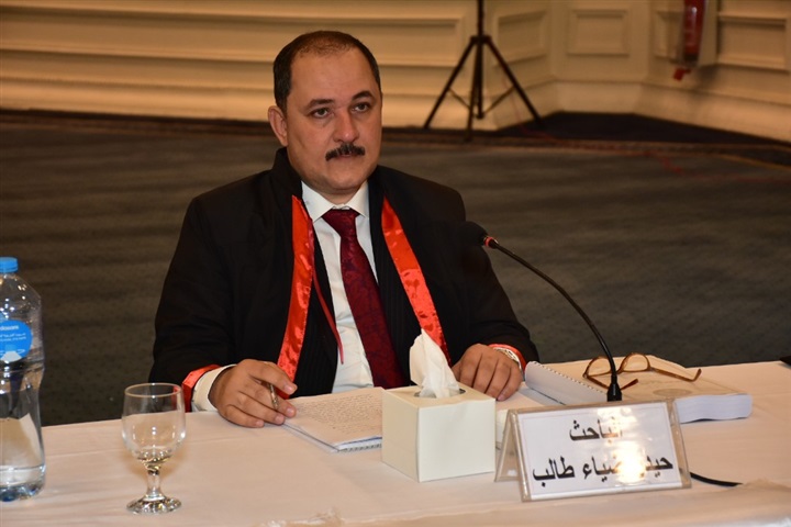 بالصور.."حيدر" يناقش رسالة دكتوراة في "التحكيم التجاري الدولي في عقد النقل البحري للبضائع والحاويات دراسة مقارنة" بالصور.."حيدر" يناقش رسالة دكتوراة في "التحكيم التجاري الدولي في عقد النقل البحري للبضائع والحاويات دراسة مقارنة"