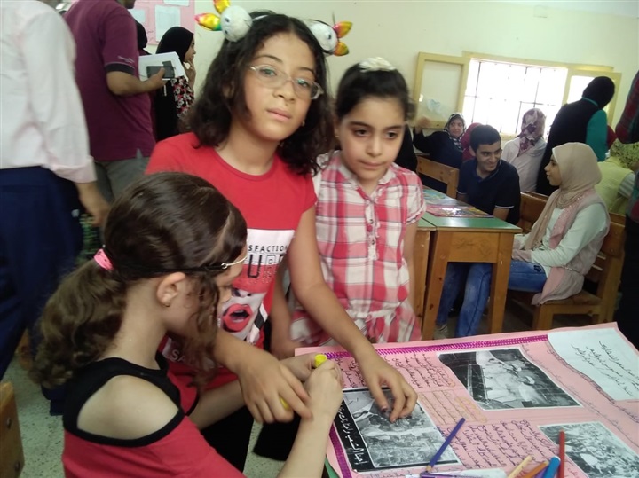 بالصور.. وكيل تعليم كفر الشيخ تتابع لجنة تقييم أنشطة المكتبات  