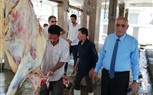 بالصور.. ذبح 702 أضحية خلال أول وثاني أيام العيد بمجازر كفر الشيخ