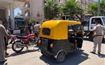 بالصور..ضبط 17 توك توك ودراجة نارية مخالفة بمصيف بلطيم