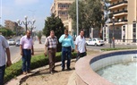 بالصور.. تشغيل النوافير بميادين كفر الشيخ 
