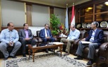  بالصور..محافظ كفر الشيخ ورئيس جهاز شئون البيئة يبحثان الاستعدادات لمواجهة السحابه السوداء