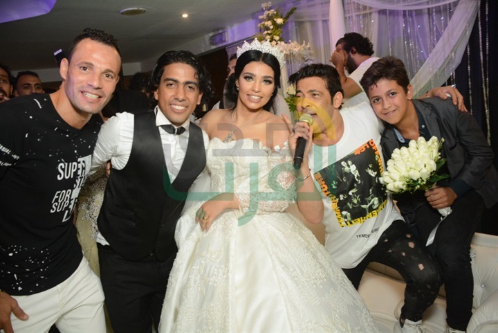 بالصور.. زفاف حسن يوسف لاعب الطلائع بحضور نجوم الزمالك