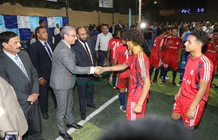 بالصور.. افتتاح ملعب ومبنى بمركز شباب برديس بالبلينا بسوهاج 