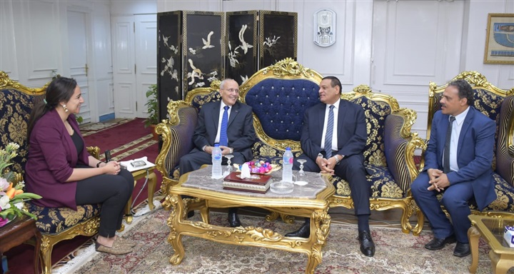 محافظ البحيرة يستقبل وزير الدولة للإنتاج الحربي
