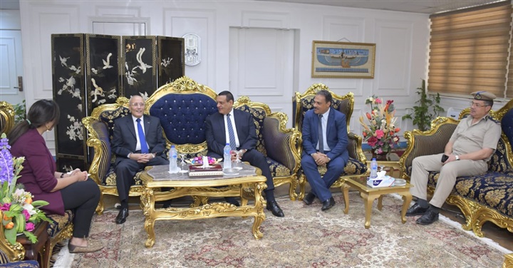 محافظ البحيرة يستقبل وزير الدولة للإنتاج الحربي