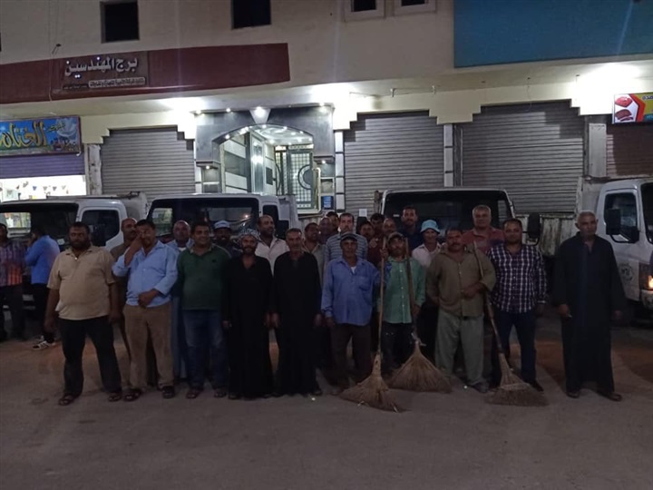 جمع المخلفات ليلًا.. إطلاق إشارة البدء بجمع القمامة من المنبع بغرب كفر الشيخ
