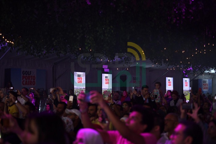بالصور.. عمرو دياب يشعل حفل "جولف بورتو كايرو"  