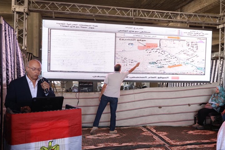 محافظ سوهاج ووزير الإسكان يتفقدان مستشفى سوهاج الجامعي الجديد بمدينة سوهاج الجديدة