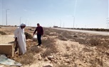 تطهير مخرات السيول بمدينة النجيلة وتجهيز المعدات لمواجهة تجمعات الامطار