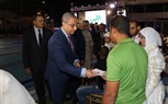 محافظ سوهاج يشهد زفاف جماعي لـ 50 عريس وعروسة