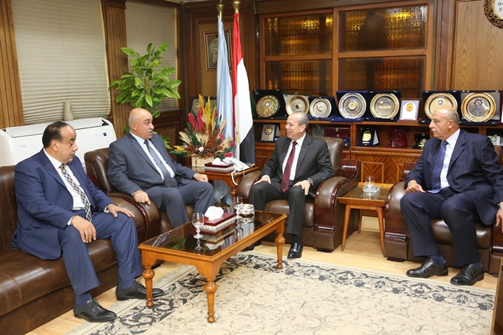 بالصور.. محافظ كفر الشيخ يستقبل مساعد وزير مدير الأمن